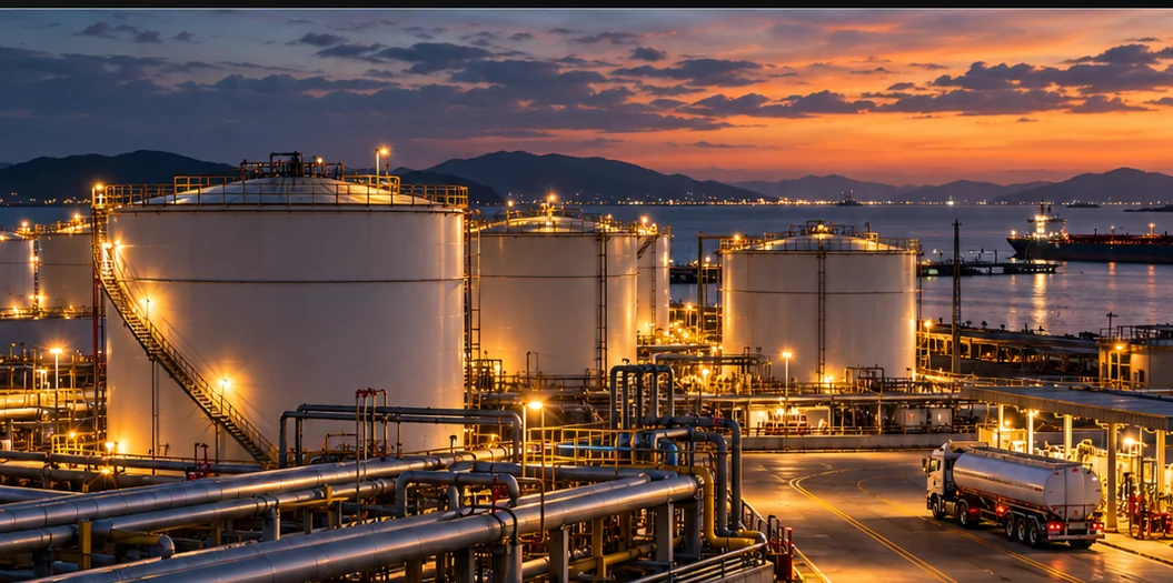 Illustrative fuel storage terminal